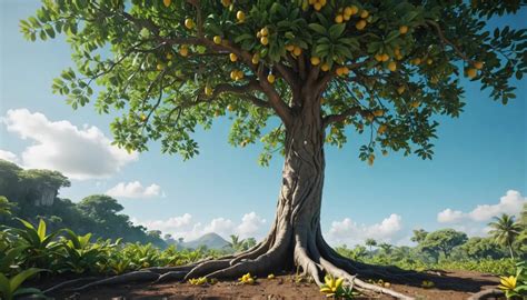 Ilustración: árbol chicozapote y extracción de savia
