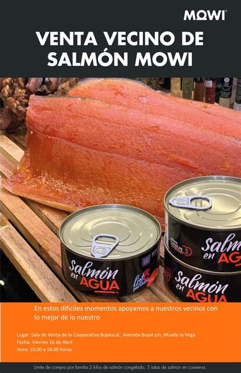 Evento de venta subsidiada de salmón Mowi en Calbuco para la comunidad local