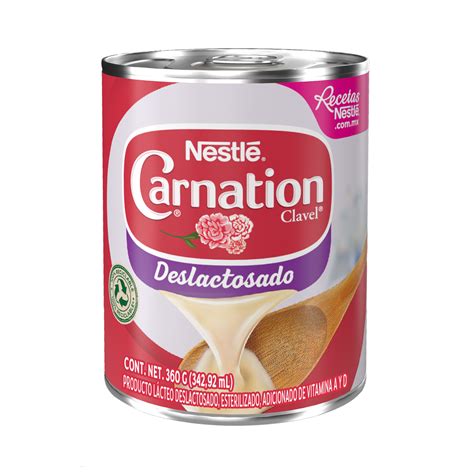 fotografía de envase de Leche Evaporada Sin Lactosa NESTLÉ CARNATION