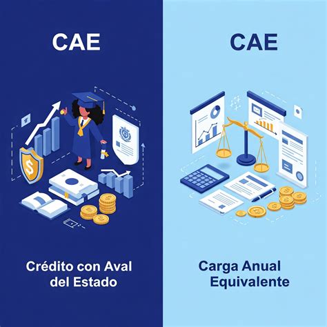 Infografía explicando los componentes de la Carga Anual Equivalente (CAE)