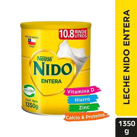Tabla comparativa de Leche Nido Tradicional vs. Instantánea