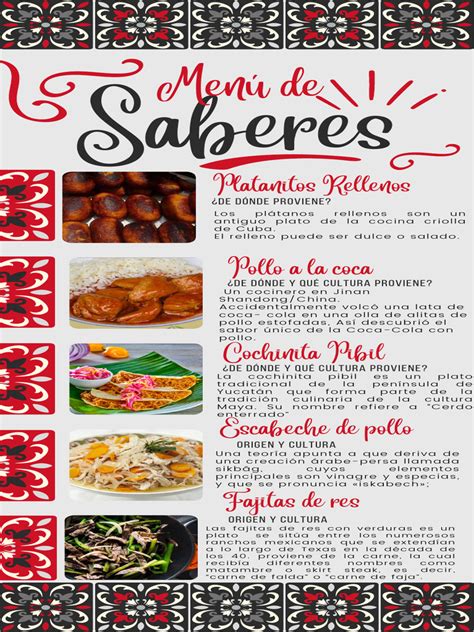 infografía con platillos típicos de cuaresma a base de mariscos