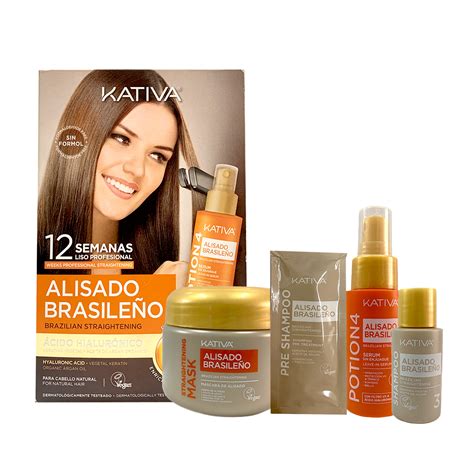 Tratamiento de alisado capilar con productos a base de cacao