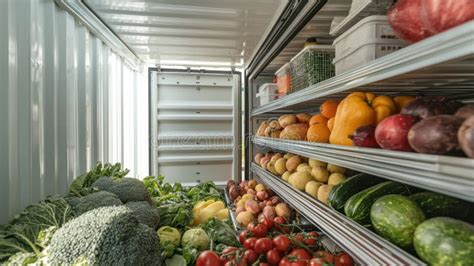 Variedad de verduras frescas almacenadas en diferentes tipos de envases en un refrigerador