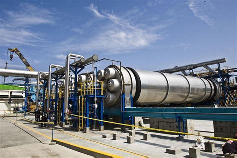 Imagen de la planta de TASA en Chimbote mostrando la infraestructura de gas natural o mejoras sostenibles
