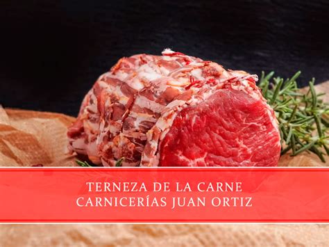 Diagrama explicando los factores que influyen en la terneza de la carne
