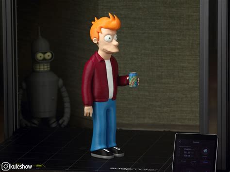 Recreación de Fry con apariencia neandertal en Futurama