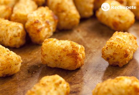 Esquema de las etapas de preparación de patatas para tater tots