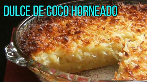 Ingredientes frescos para dulce de coco horneado