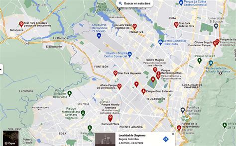 Mapa de ubicación de las principales sedes universitarias en Bogotá, destacando la infraestructura del Politécnico y la Universidad Distrital.