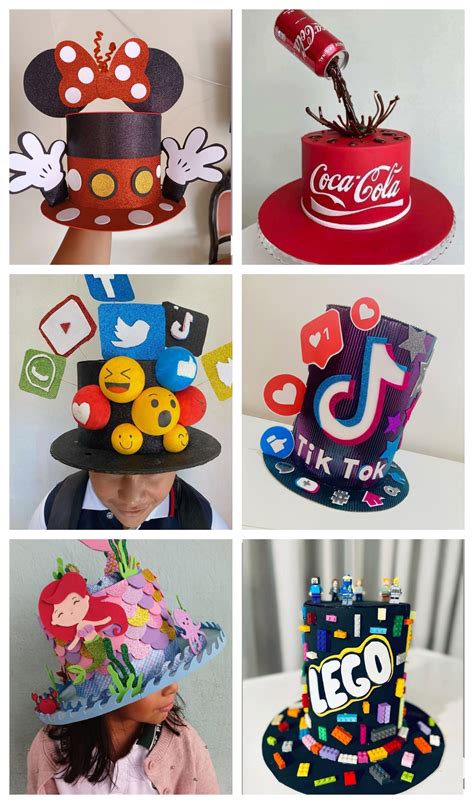 Infografía: Muestras de puntos y diseños de gorros divertidos para niños