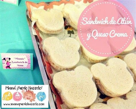 Sándwiches de queso crema para meriendas infantiles