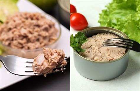 Infografía: Comparativa de composición nutricional de atún enlatado al natural vs. en aceite