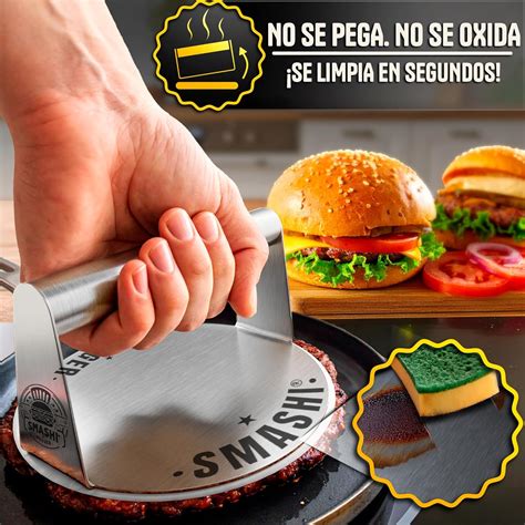 Comparación de diferentes prensas para smash burgers