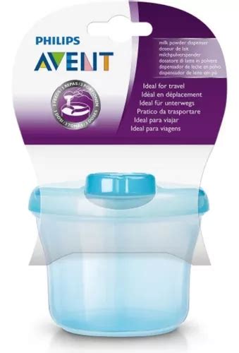 Foto de un dispensador de leche en polvo Philips Avent con los compartimentos visibles