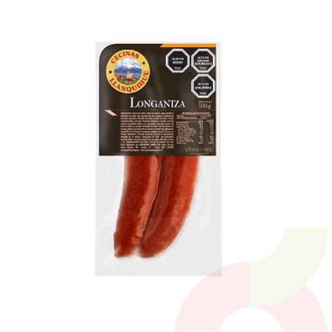 Imagen de longanizas Llanquihue en su presentación tradicional o cocinadas.