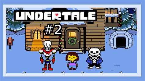 Papyrus con su característica postura en Snowdin