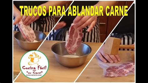 ilustración de los cuatro trucos para ablandar carne
