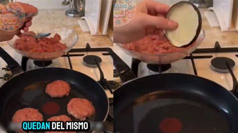 Persona formando hamburguesas caseras sobre papel film