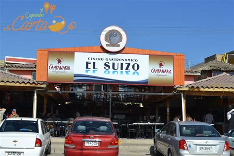 Mapa de Guanaqueros con la ubicación del Centro Gastronómico El Suizo