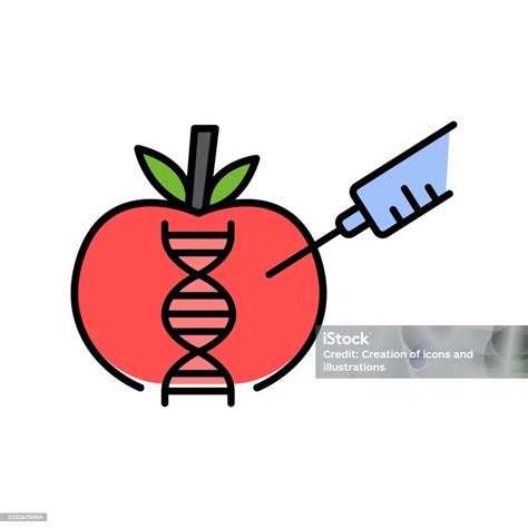 Ilustración de una cabra transgénica o laboratorio de biotecnología