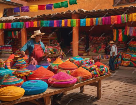 Foto temática de arte callejero o mercado tradicional mexicano