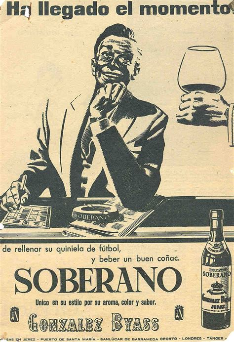 Fotograma de un anuncio de coñac de los años 70 mostrando a un marido agresivo.