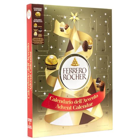 fotografia de un calendario de adviento de Ferrero Rocher