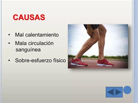 Infografía: Causas comunes de desgarros musculares (falta de calentamiento, sobreesfuerzo, fatiga, sedentarismo)
