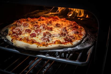 Foto de una pizza cocinándose en una sartén