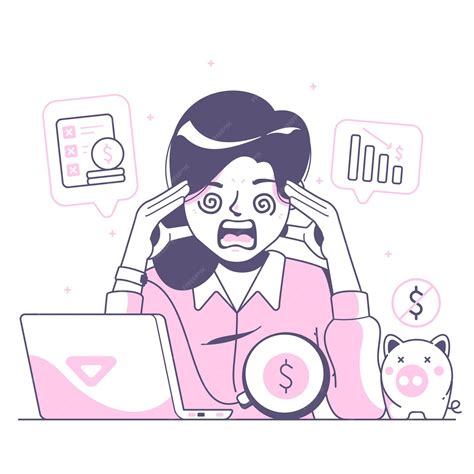 Imagen ilustrativa de personas sufriendo estrés financiero