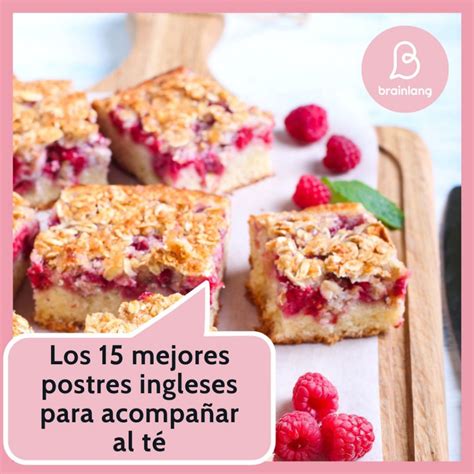 Infografía con los postres ingleses más representativos