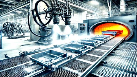 Secuencia de imágenes mostrando el proceso de curado de una parrilla nueva con aceite.