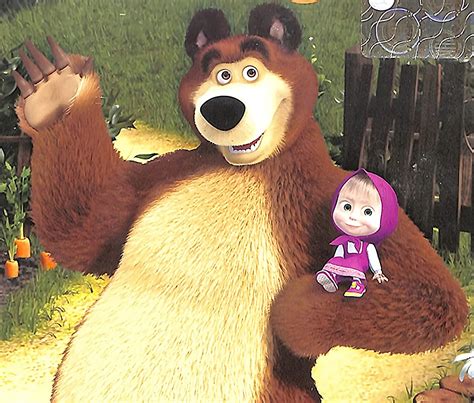 Oso de Masha y el Oso pescando