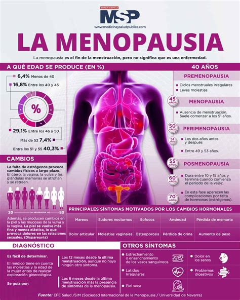 Infografía sobre cambios dietéticos en la menopausia: manejo del peso, salud ósea y cardiovascular.