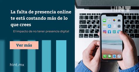 Gráfico ilustrativo sobre la falta de presencia digital