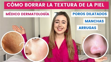 Imagen comparativa de una piel con textura irregular frente a una piel suave e hidratada.
