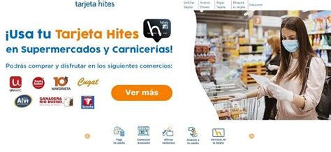 Infografía que muestra los diversos sectores comerciales donde es aceptada la Tarjeta Hites