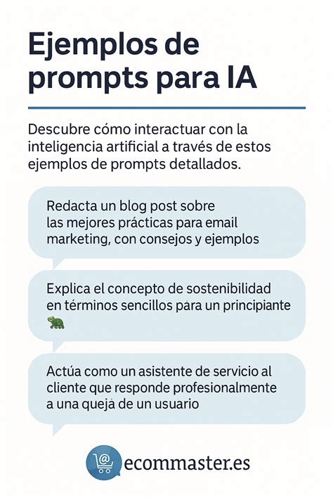 Una serie de ejemplos de prompts (instrucciones) para un generador de gráficos circulares, mostrando diferentes escenarios de datos.