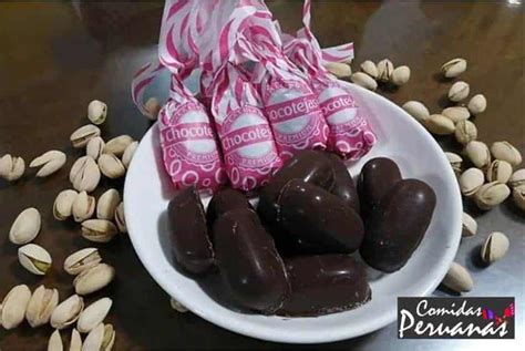 Chocotejas de lúcuma listas para consumir