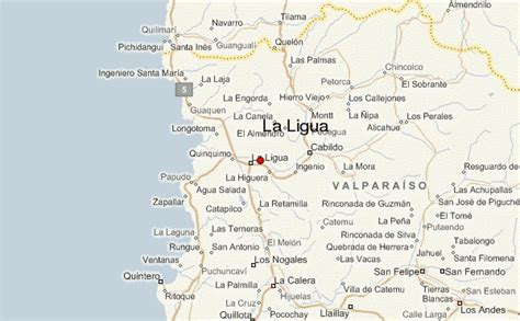 Mapa de La Ligua con la ubicación de Bendito Sushi La Ligua