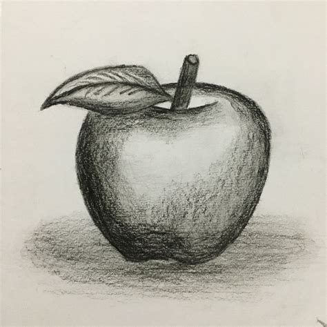 Ilustración de una piña con sombreado aplicado para crear volumen