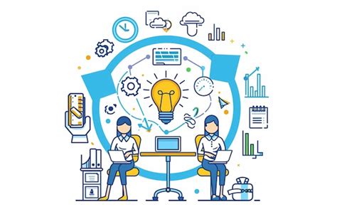 Ilustración de dos empleados, uno con poca iniciativa y otro proactivo