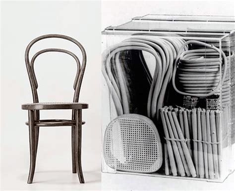 Despiece y montaje de la silla Thonet No. 14