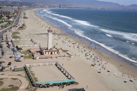 Panorama de la ciudad de La Serena al atardecer