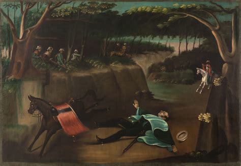 Ilustración del asesinato de Sucre en Berruecos