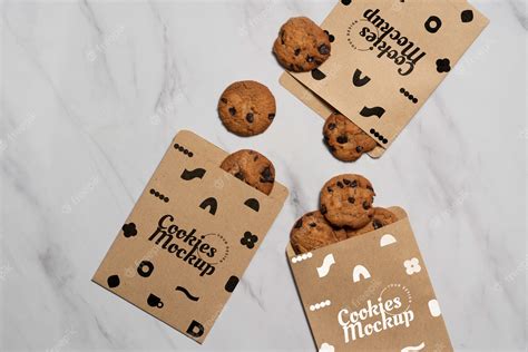Diseño de empaques variados para galletas de mantequilla