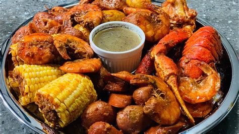 Buffet de mariscos al estilo Luisiana