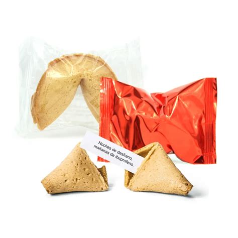 Diseños de envoltorios y mensajes para galletas de la suerte empresariales