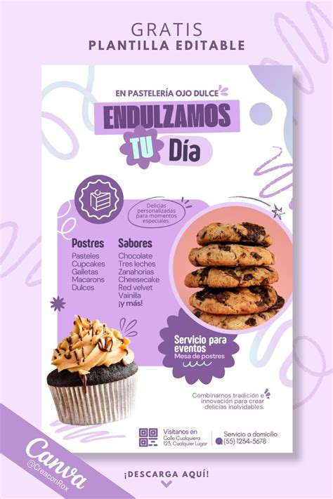 Infografía: pasos clave para diseñar un cartel publicitario de repostería que atraiga clientes.